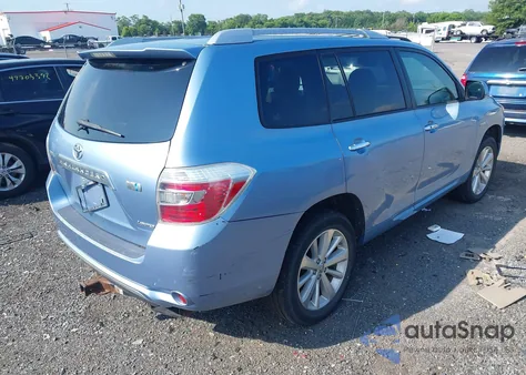 2008 Toyota Highlander Hybrid Limited z USA, uszkodzony, nr VIN JTEEW44AX82010190